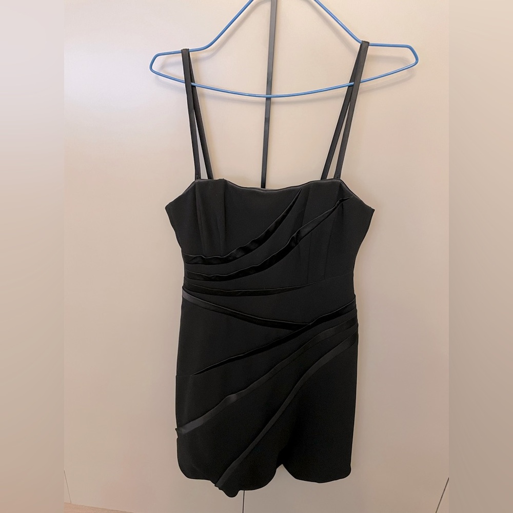 Brand new Nanette Lepore black dress removable strap